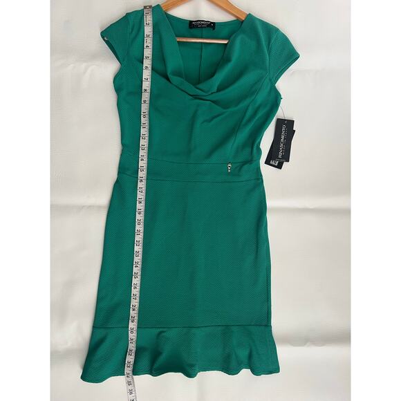 Rinascimento Made in Italy NWT sheath dress flare size Small Elegant luxury - Picture 7 of 7